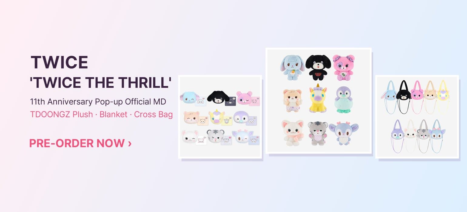 TWICE 'TWICE THE THRILL' 11th anniversary pop-up MD - pre-order now