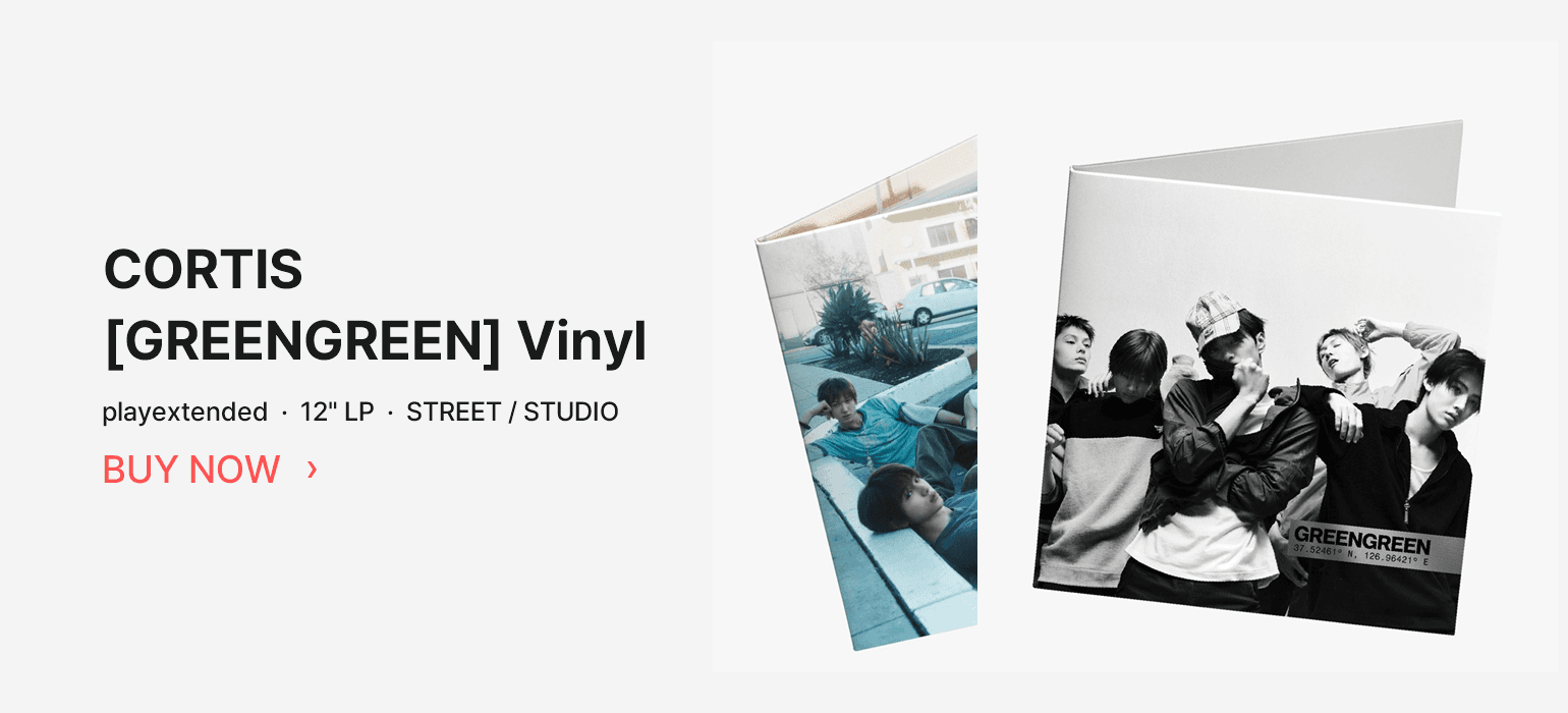 CORTIS GREENGREEN_playextended vinyl LP pre-order - STREET and STUDIO versions