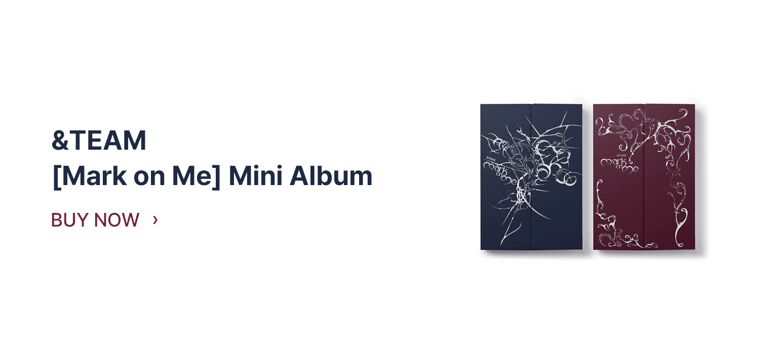 &TEAM Mark on Me mini album - CRAVE YOU and TAME ME versions, now shipping