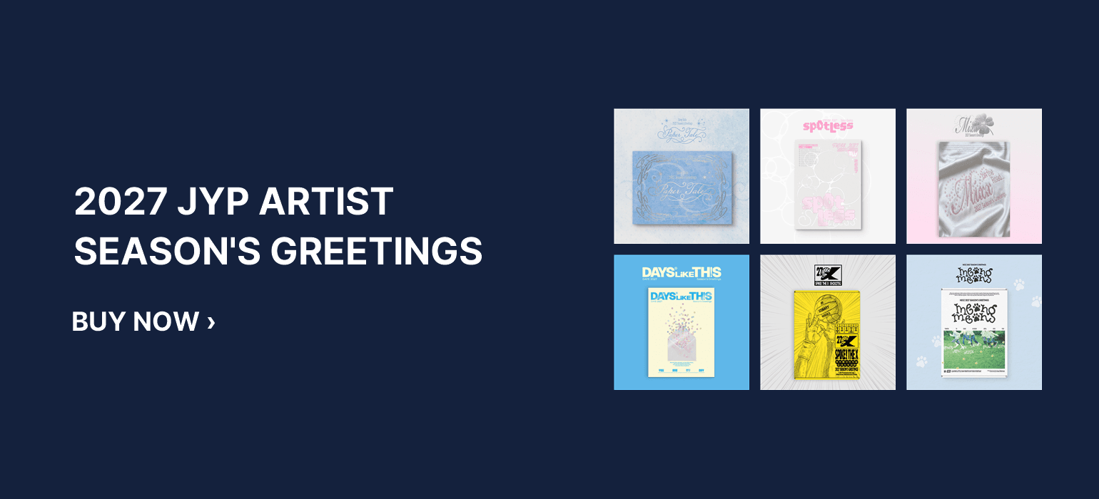 2027 JYP Artist Season's Greetings - Stray Kids, TWICE, NMIXX, DAY6, Xdinary Heroes, NEXZ