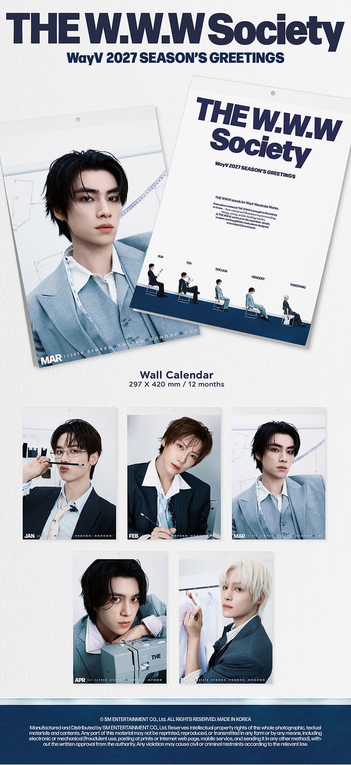 WayV 2027 Season's Greetings official contents