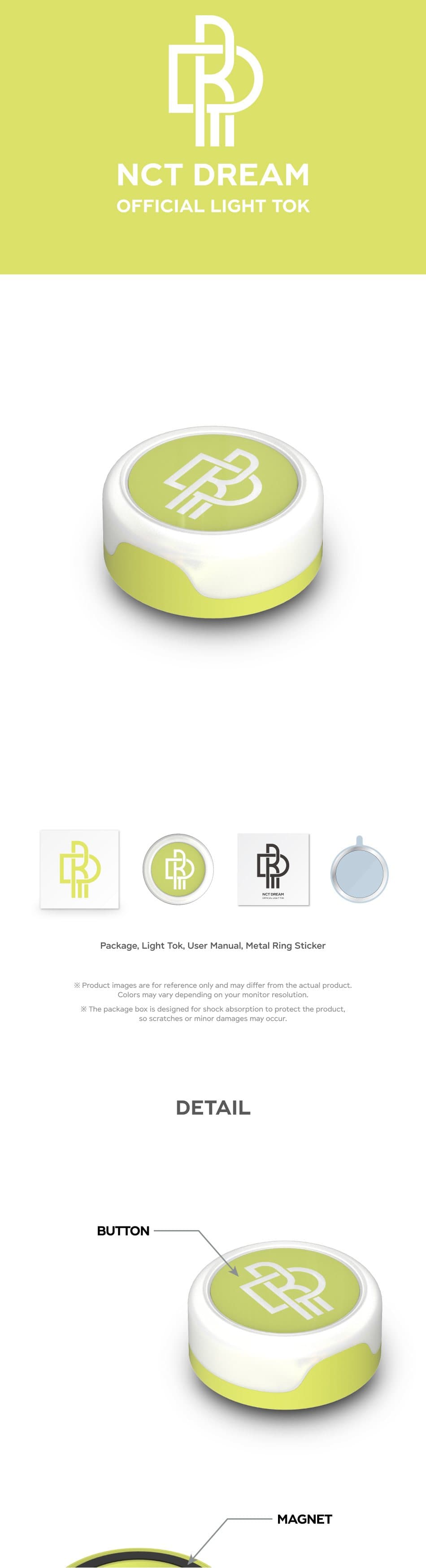 NCT DREAM Official Light Tok product details
