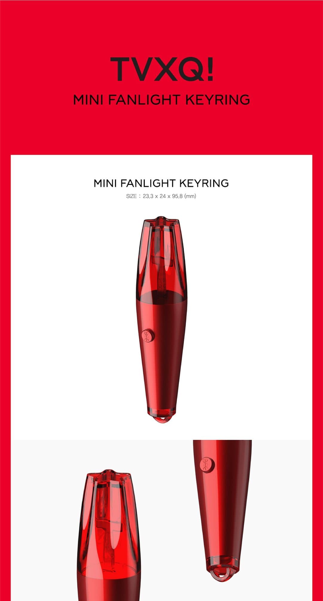 TVXQ! Mini Fanlight Keyring product details
