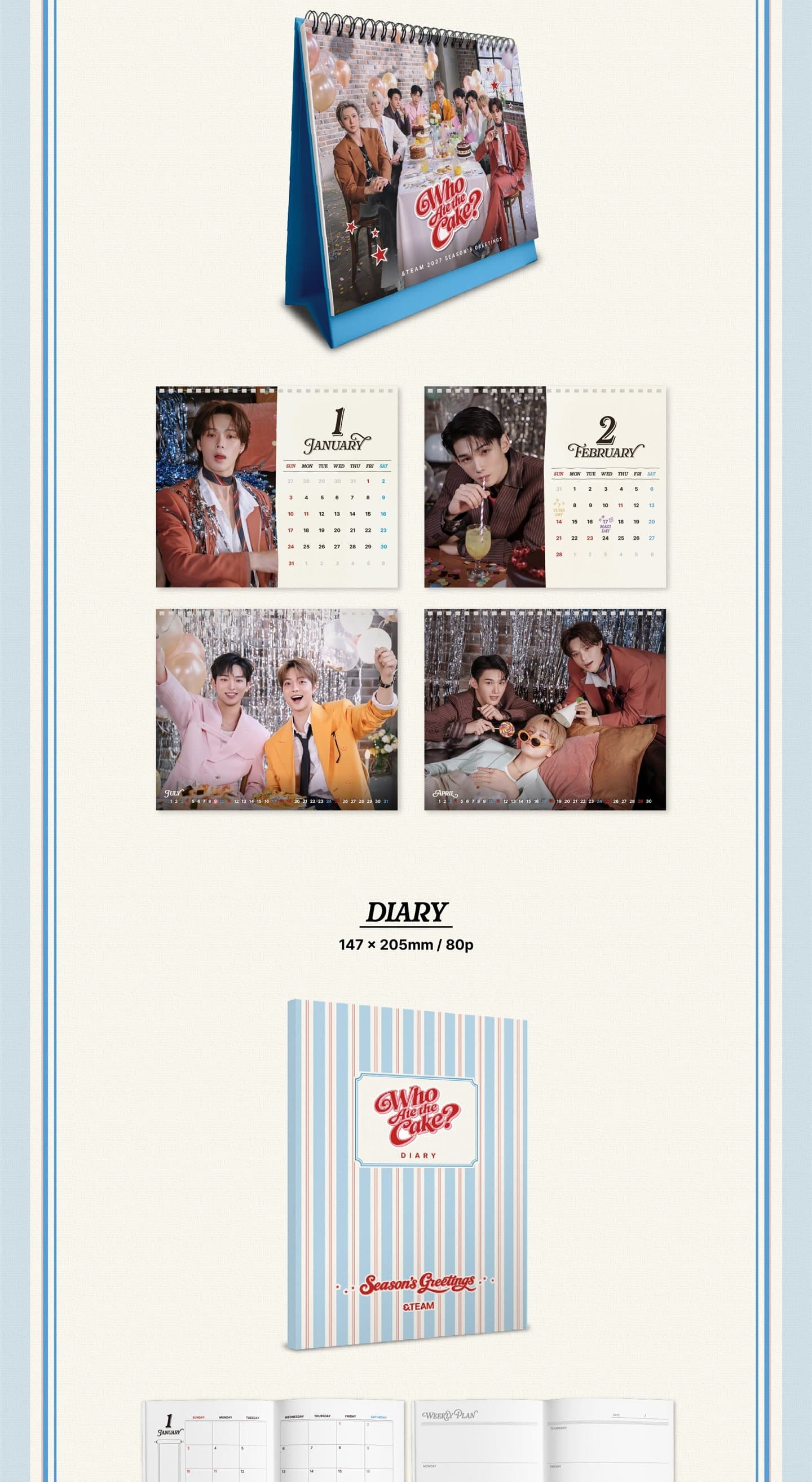 &TEAM 2027 Season's Greetings contents - part 2