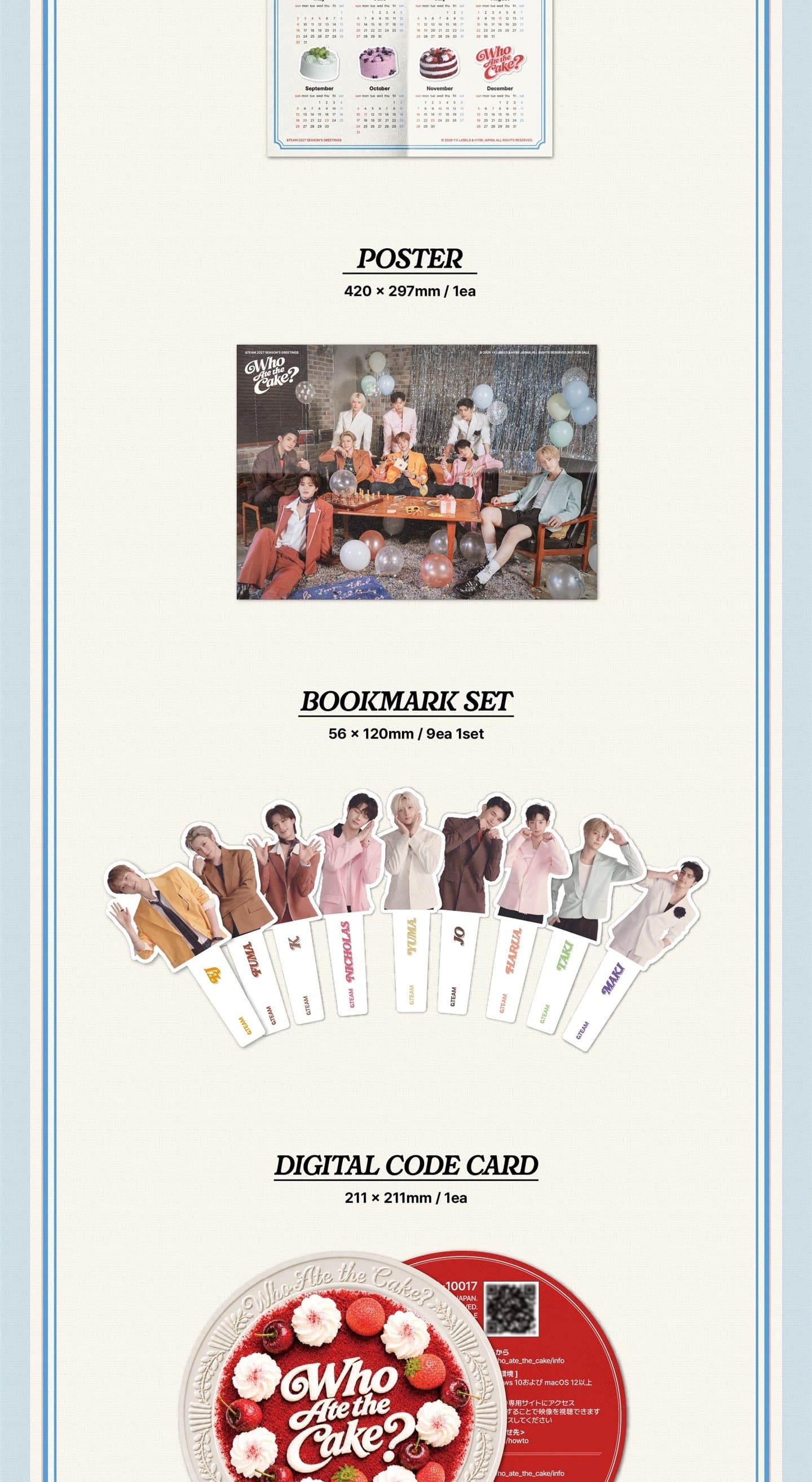&TEAM 2027 Season's Greetings contents - part 5