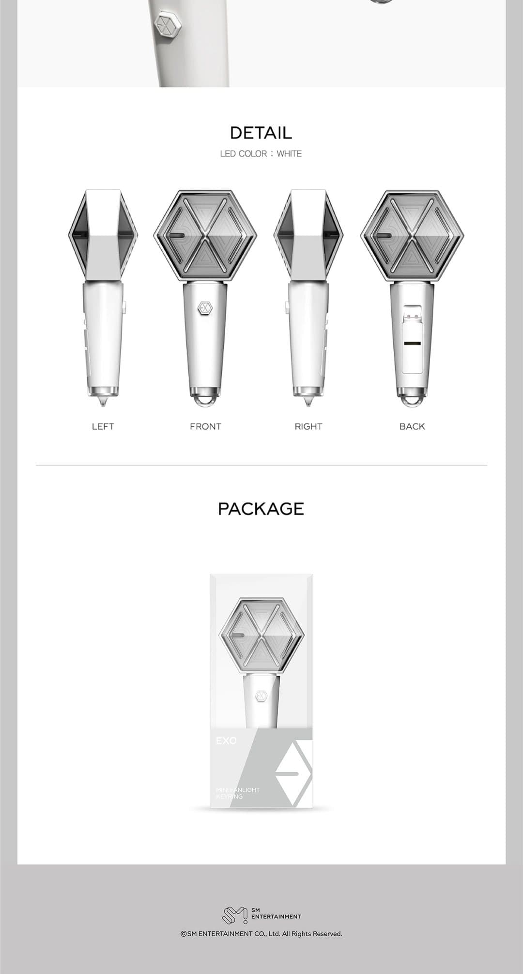 EXO Mini Fanlight Keyring product details 2