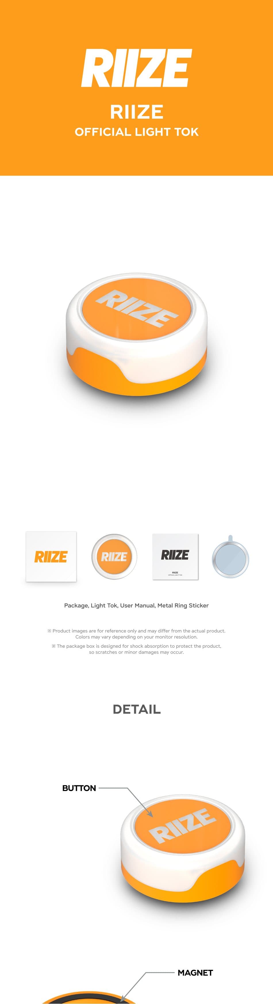 RIIZE Official Light Tok product details