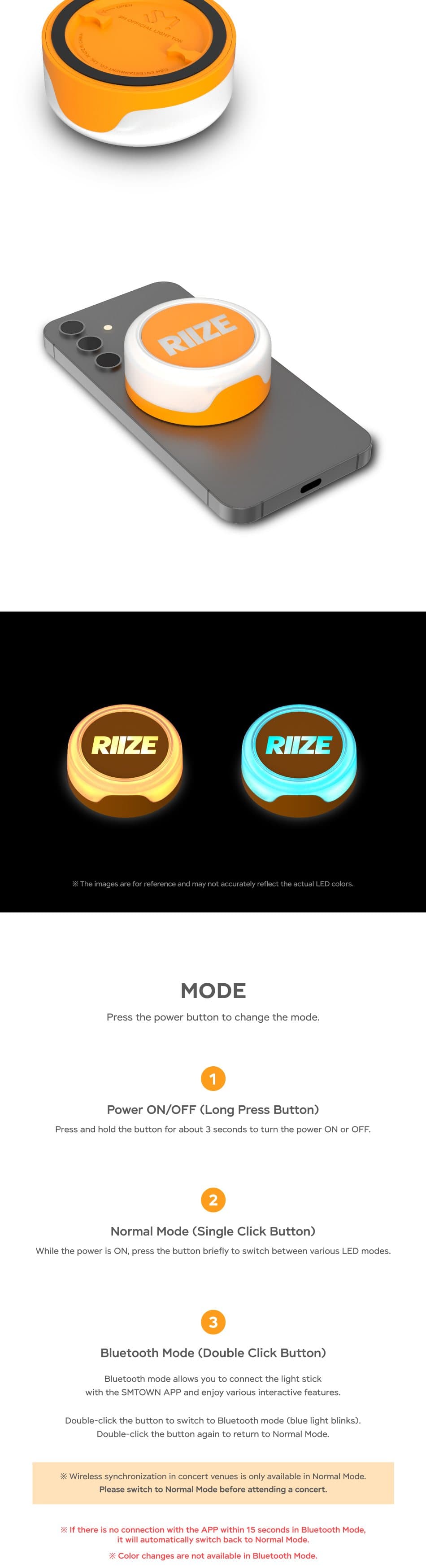 RIIZE Official Light Tok product details 2