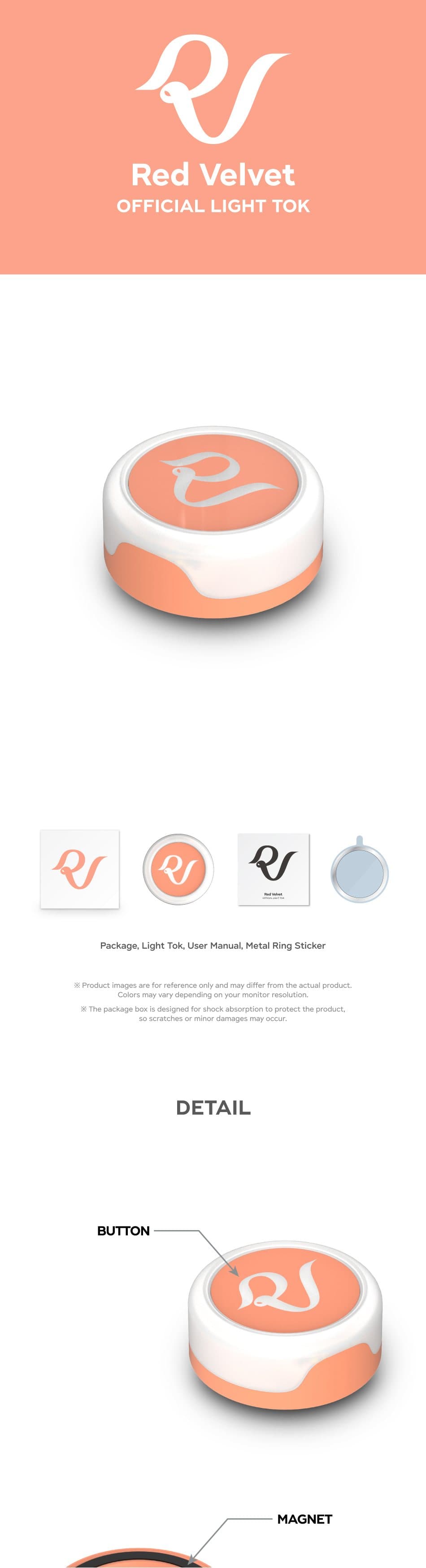 Red Velvet Official Light Tok product details