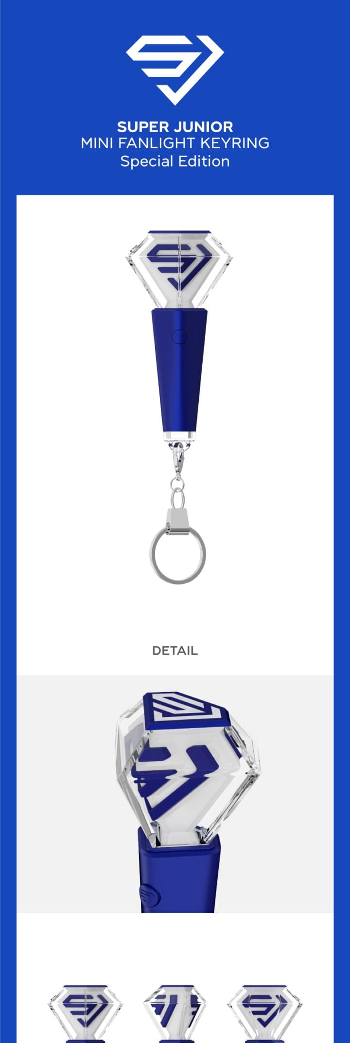 SUPER JUNIOR Mini Fanlight Keyring Special Edition product details