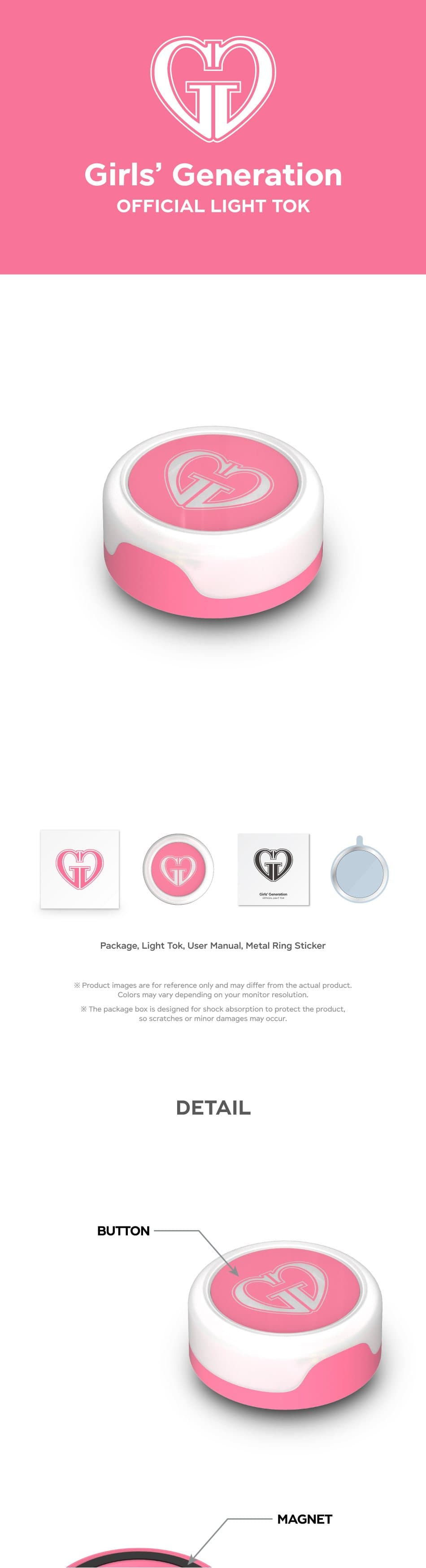 Girls' Generation Official Light Tok product details