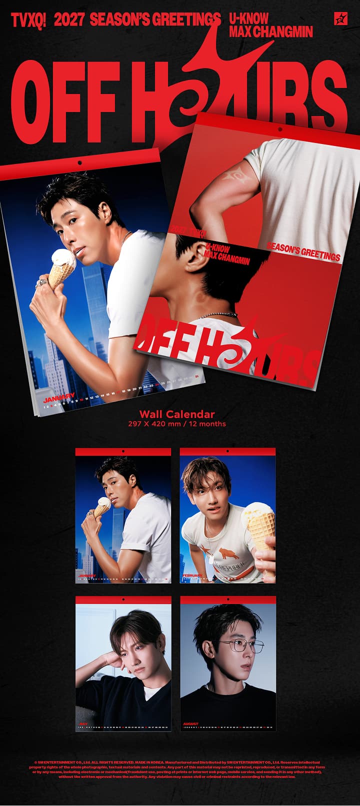 TVXQ! 2027 Season's Greetings official contents